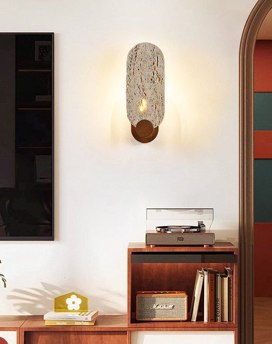 Vesper Travertine Wall Light - Simprolos