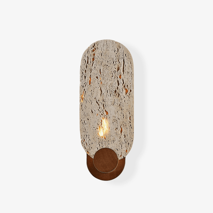 Vesper Travertine Wall Light - Simprolos