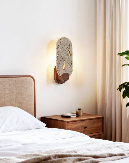 Vesper Travertine Wall Light - Simprolos