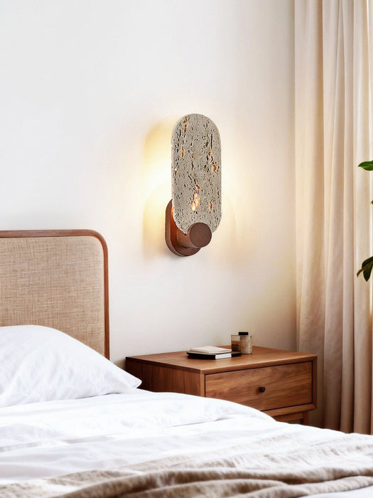 Vesper Travertine Wall Light - Simprolos