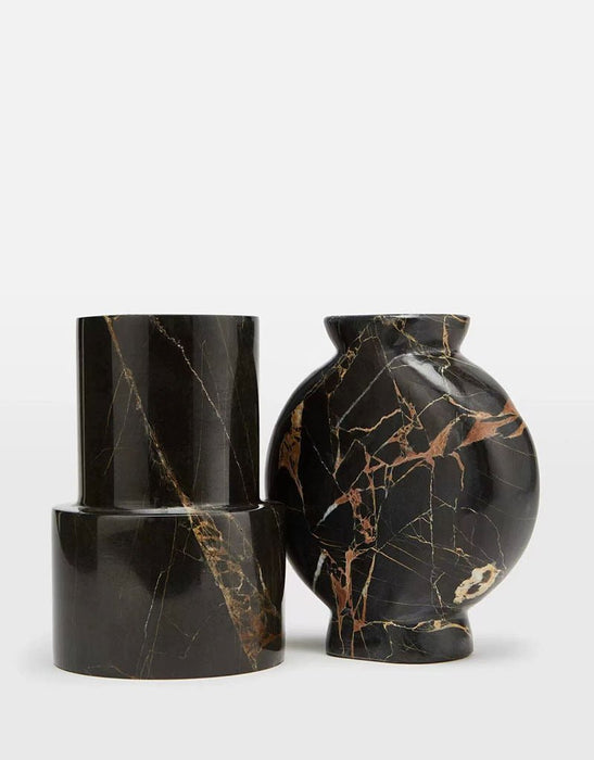 Vetra Noir Marble Vase - Simprolos