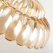 Vintage Amber Glass Semi - Flush Ceiling Light - Simprolos