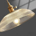 Vintage INS Glass Ribbed Pendant Light - Simprolos