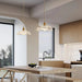 Vintage INS Glass Ribbed Pendant Light - Simprolos
