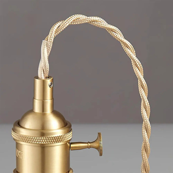 Vintage INS Glass Ribbed Pendant Light - Simprolos