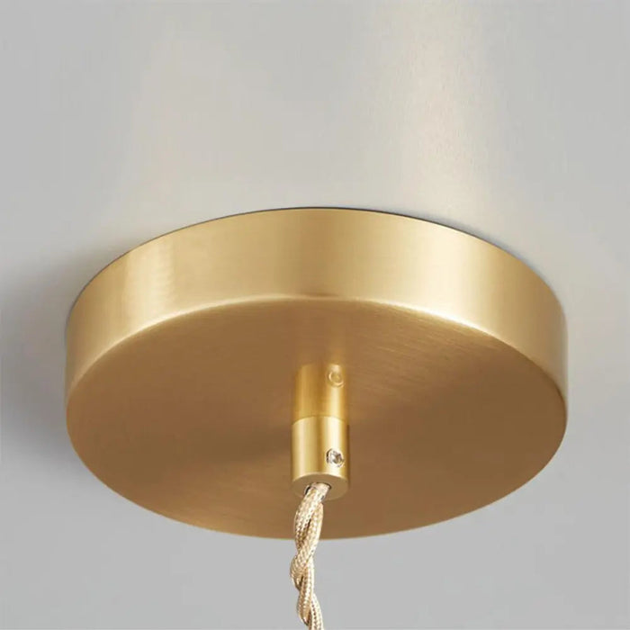 Vintage INS Glass Ribbed Pendant Light - Simprolos