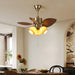 Vintage Leaf Ceiling Fan Light - Simprolos