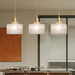 Vintage Stunning Cylinder Glass Pendant Light - Simprolos