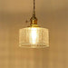 Vintage Stunning Cylinder Glass Pendant Light - Simprolos