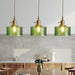 Vintage Stunning Cylinder Glass Pendant Light - Simprolos