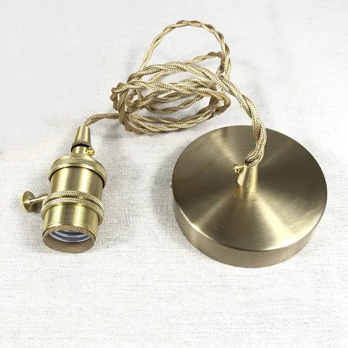 Vintage Stunning Cylinder Glass Pendant Light - Simprolos
