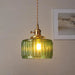 Vintage Stunning Cylinder Glass Pendant Light - Simprolos