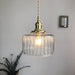 Vintage Stunning Cylinder Glass Pendant Light - Simprolos