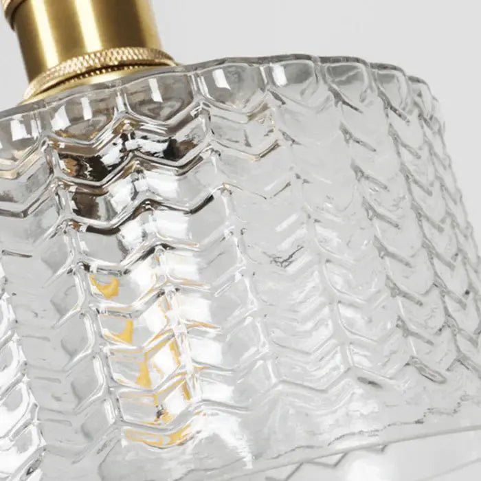 Vintage Stunning Cylinder Glass Pendant Light - Simprolos