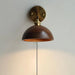 Vintage Wood Plug - in Wall Lamp - Simprolos