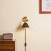 Vintage Wood Plug - in Wall Lamp - Simprolos