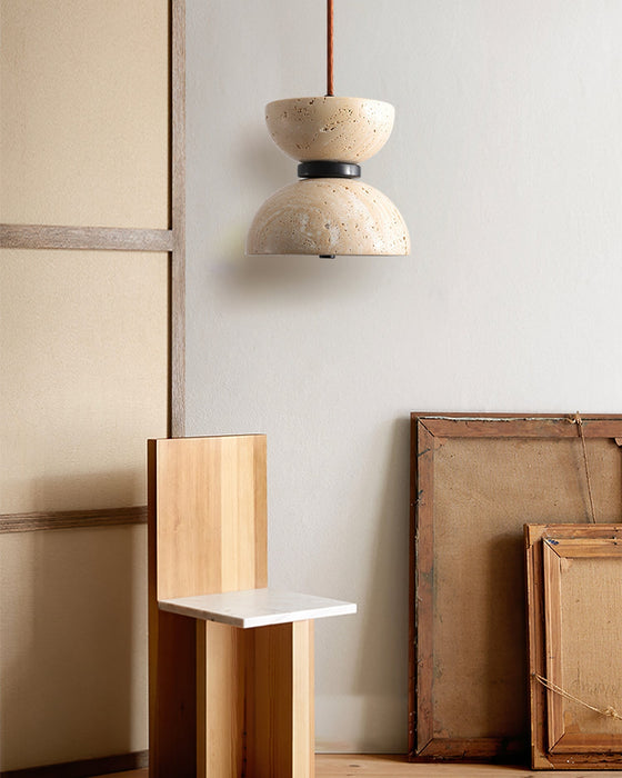Vireo Travertine Pendant Light - Simprolos
