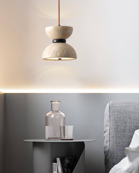 Vireo Travertine Pendant Light - Simprolos