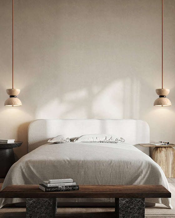 Vireo Travertine Pendant Light - Simprolos