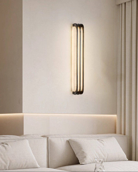 Virex Layered Alabaster Wall Light - Simprolos