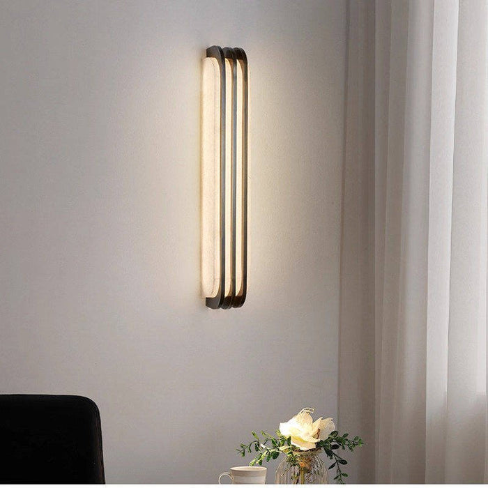 Virex Layered Alabaster Wall Light - Simprolos