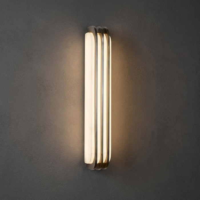 Virex Layered Alabaster Wall Light - Simprolos