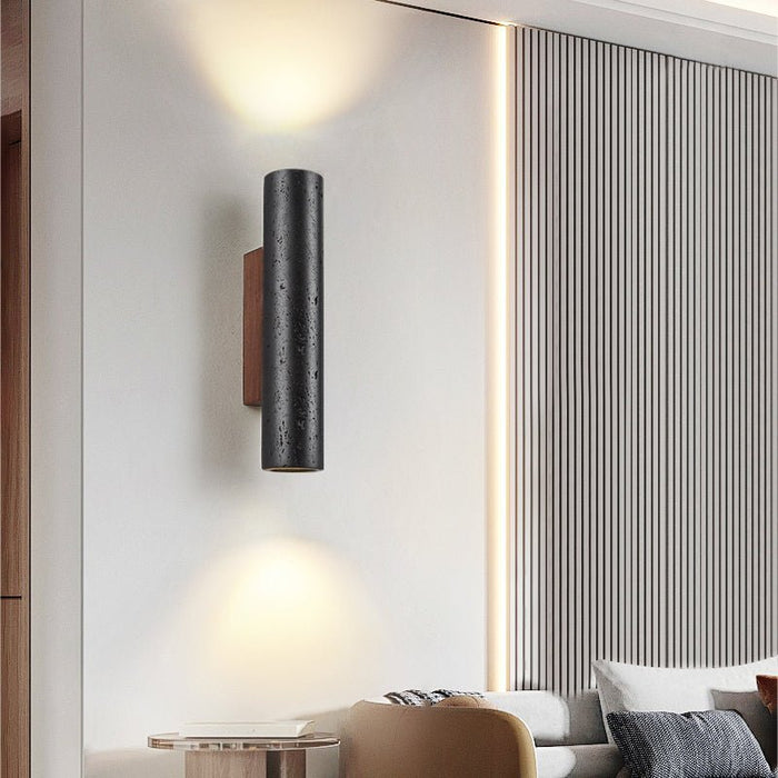 Volcanic Noir Wall Sconce - Simprolos