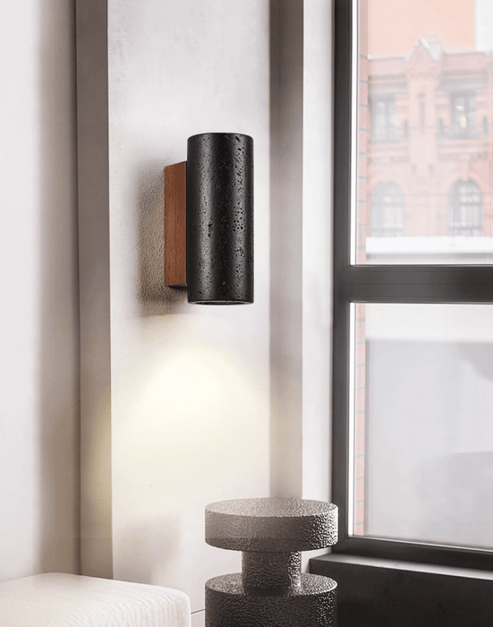 Volcanic Noir Wall Sconce - Simprolos