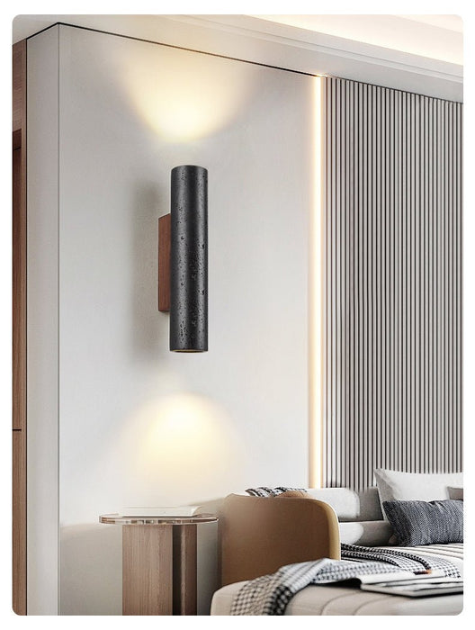 Volcanic Noir Wall Sconce - Simprolos