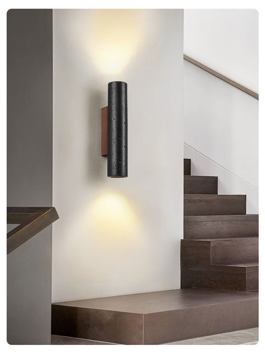 Volcanic Noir Wall Sconce - Simprolos