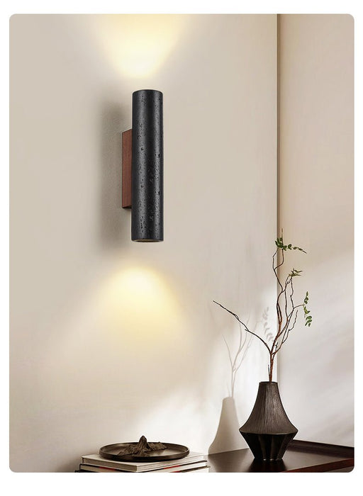 Volcanic Noir Wall Sconce - Simprolos