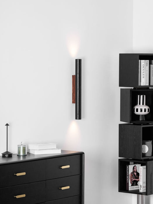 Volcanic Noir Wall Sconce - Simprolos