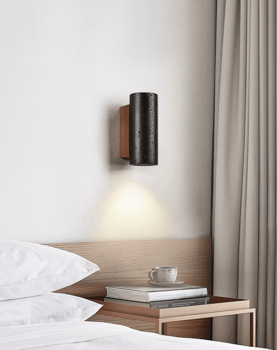 Volcanic Noir Wall Sconce - Simprolos