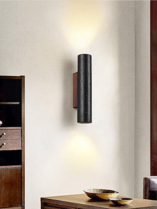 Volcanic Noir Wall Sconce - Simprolos