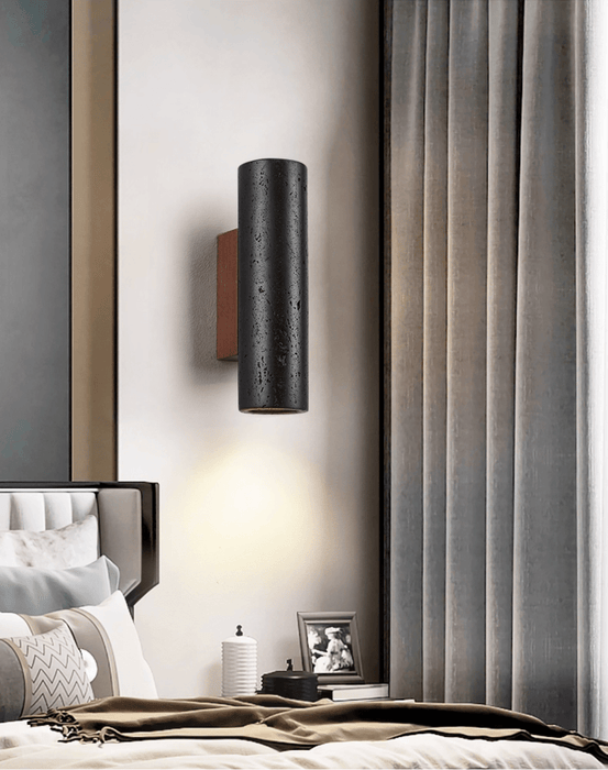 Volcanic Noir Wall Sconce - Simprolos