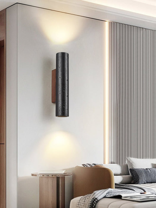 Volcanic Noir Wall Sconce - Simprolos