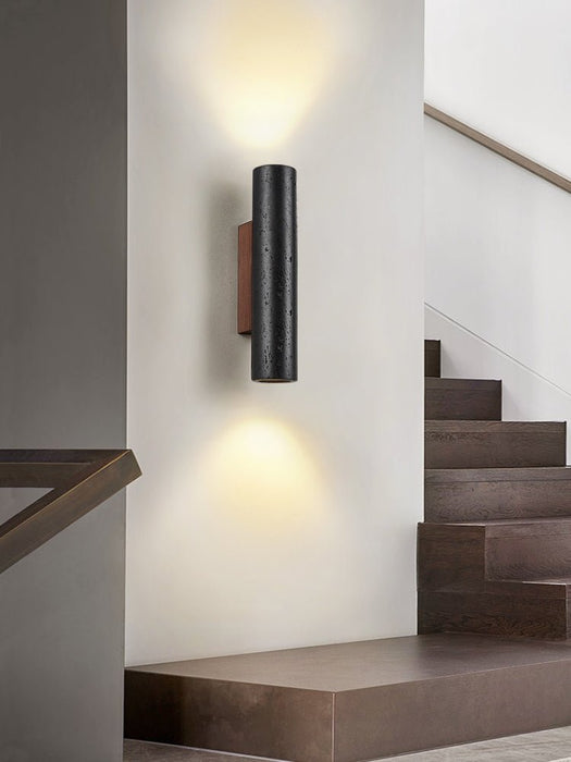 Volcanic Noir Wall Sconce - Simprolos