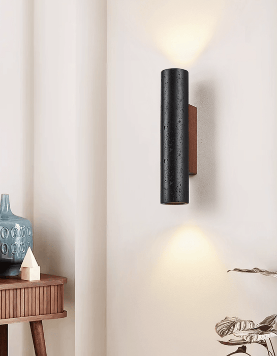 Volcanic Noir Wall Sconce - Simprolos