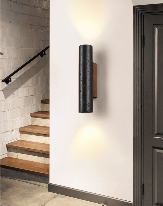 Volcanic Noir Wall Sconce - Simprolos