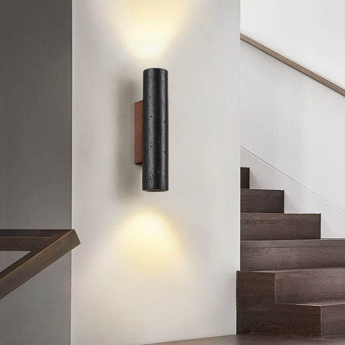 Volcanic Noir Wall Sconce - Simprolos