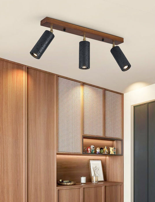 Volcanic Wood Trio Ceiling Spot - Simprolos
