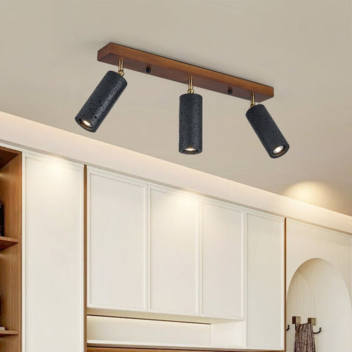 Volcanic Wood Trio Ceiling Spot - Simprolos