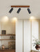 Volcanic Wood Trio Ceiling Spot - Simprolos