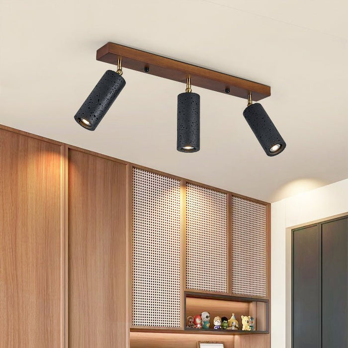 Volcanic Wood Trio Ceiling Spot - Simprolos