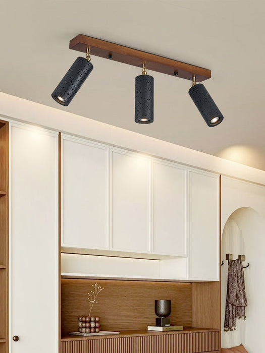 Volcanic Wood Trio Ceiling Spot - Simprolos