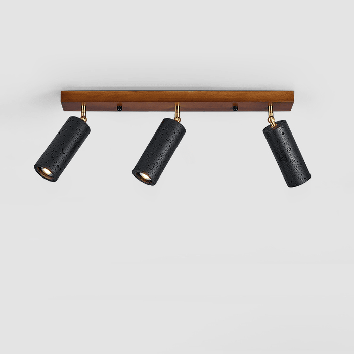 Volcanic Wood Trio Ceiling Spot - Simprolos