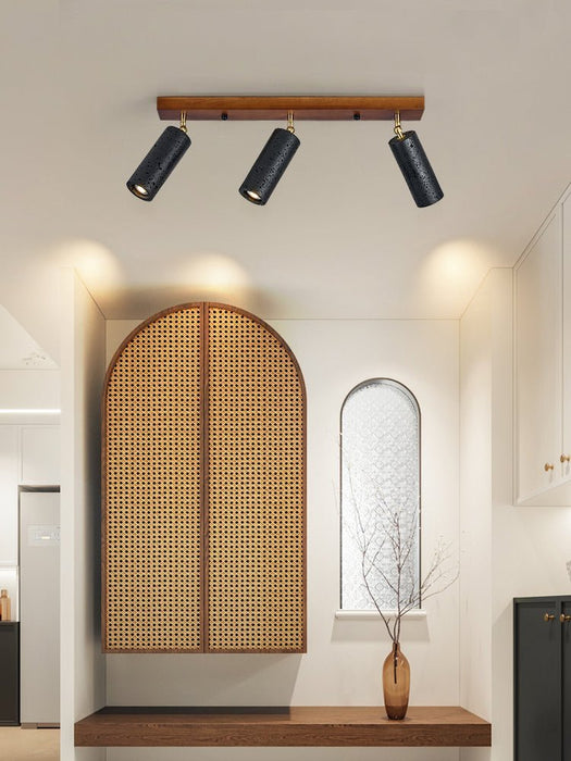 Volcanic Wood Trio Ceiling Spot - Simprolos