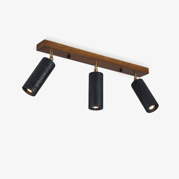 Volcanic Wood Trio Ceiling Spot - Simprolos