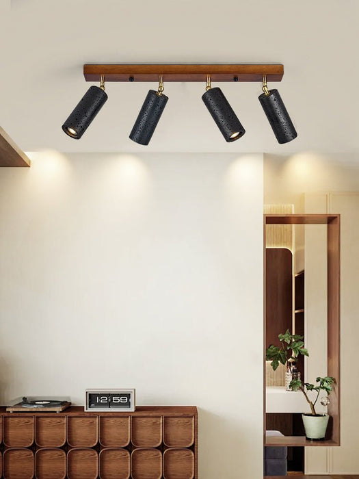 Volcanic Wood Trio Ceiling Spot - Simprolos