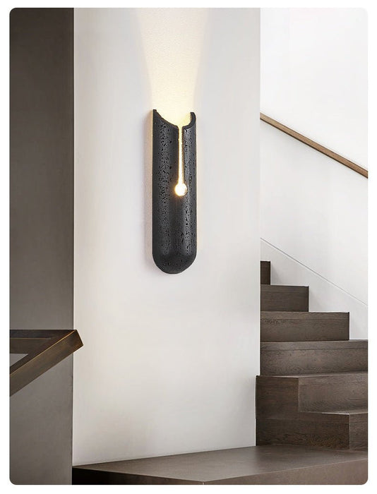 Vulca Split Stone Wall Light - Simprolos